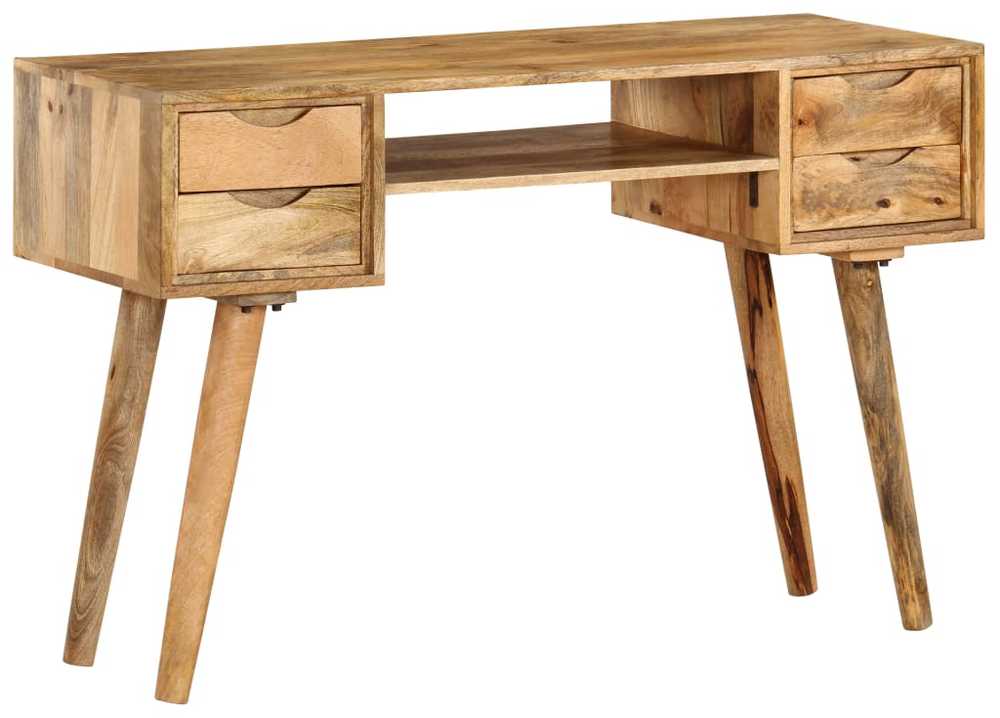 Rašomasis stalas, 115x47x76 cm, mango medienos masyvas