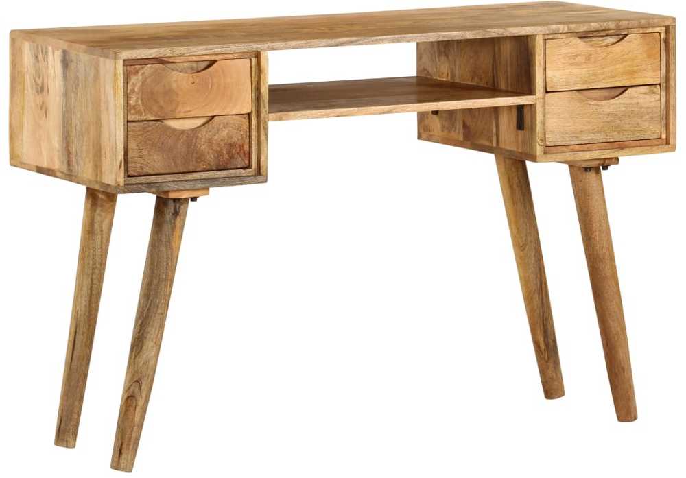 Rašomasis stalas, 115x47x76 cm, mango medienos masyvas