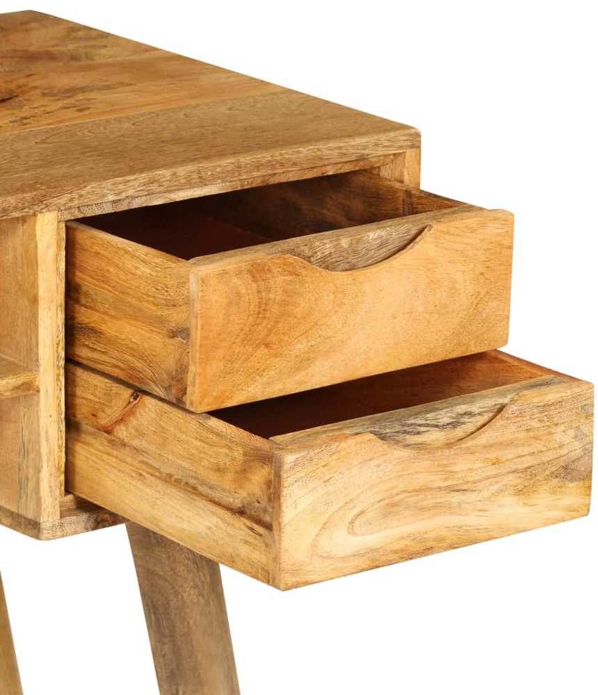 Rašomasis stalas, 115x47x76 cm, mango medienos masyvas