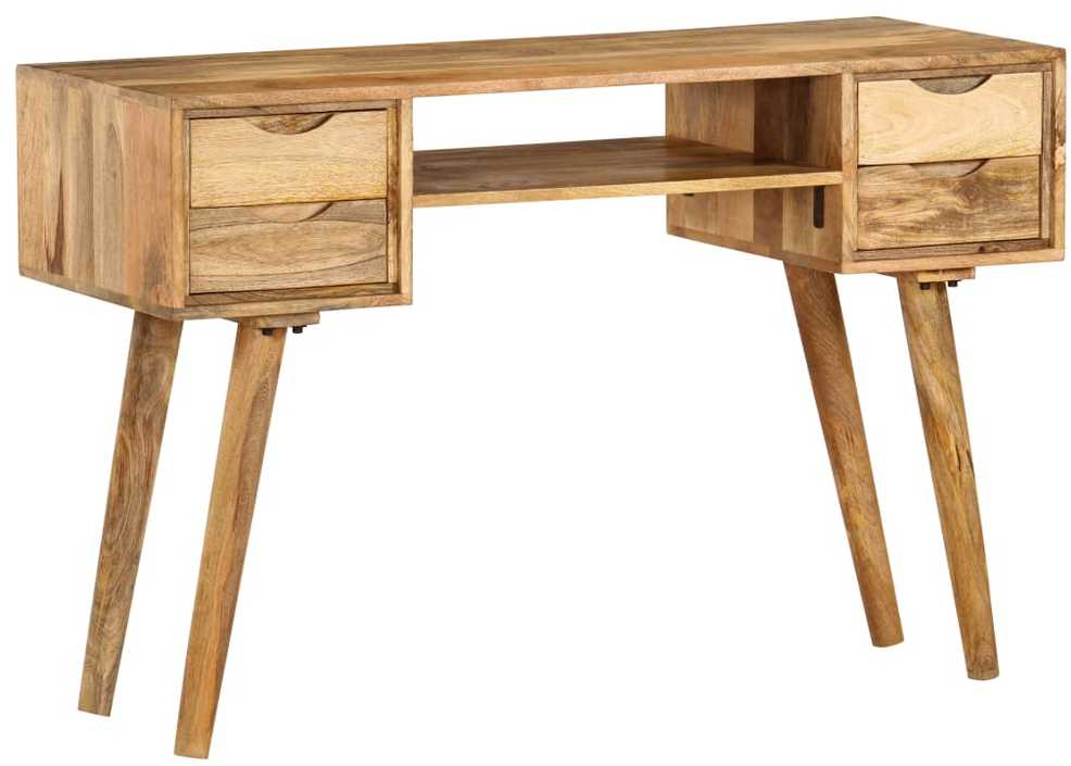 Rašomasis stalas, 115x47x76 cm, mango medienos masyvas