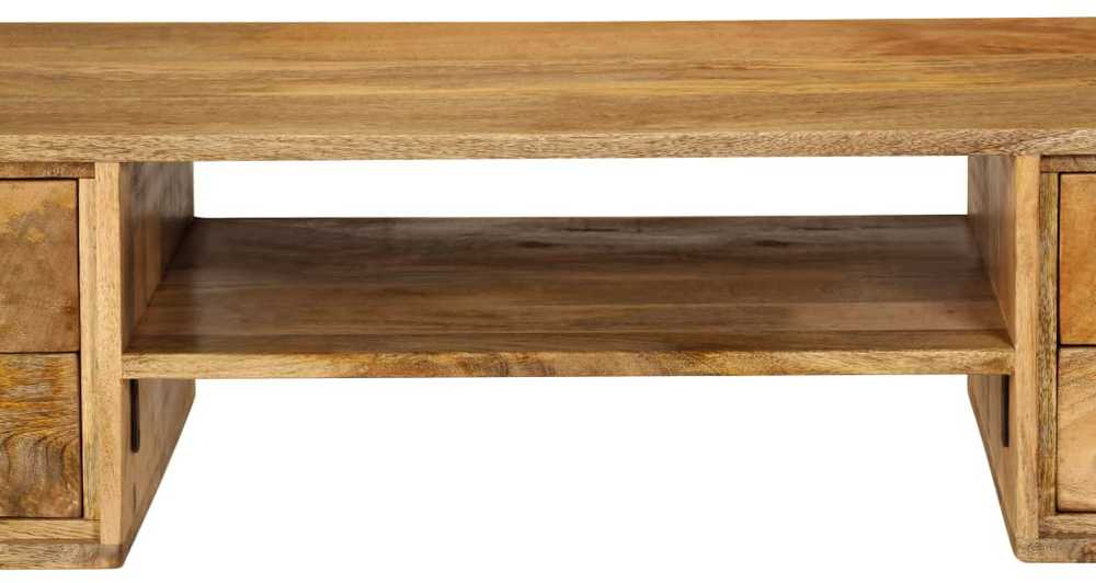 Rašomasis stalas, 115x47x76 cm, mango medienos masyvas