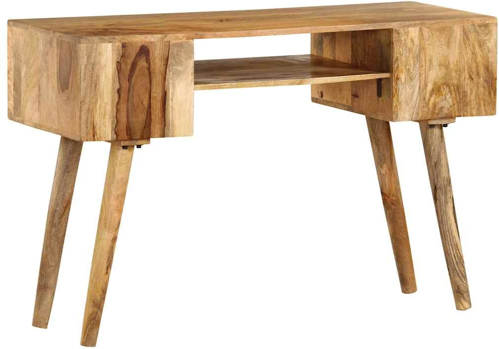 Rašomasis stalas, 115x47x76 cm, mango medienos masyvas
