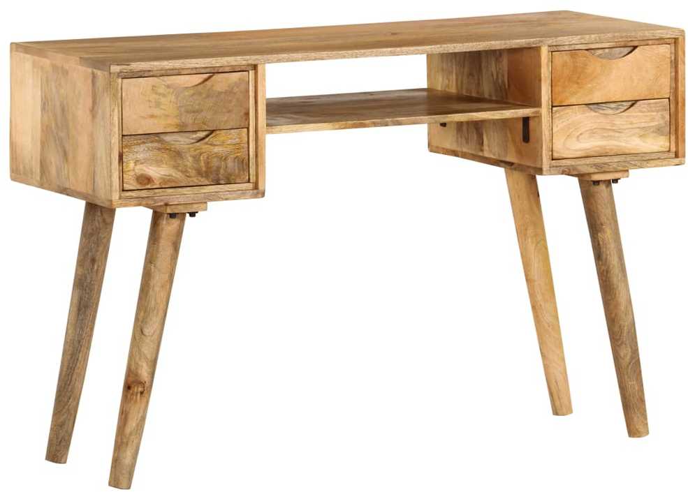 Rašomasis stalas, 115x47x76 cm, mango medienos masyvas
