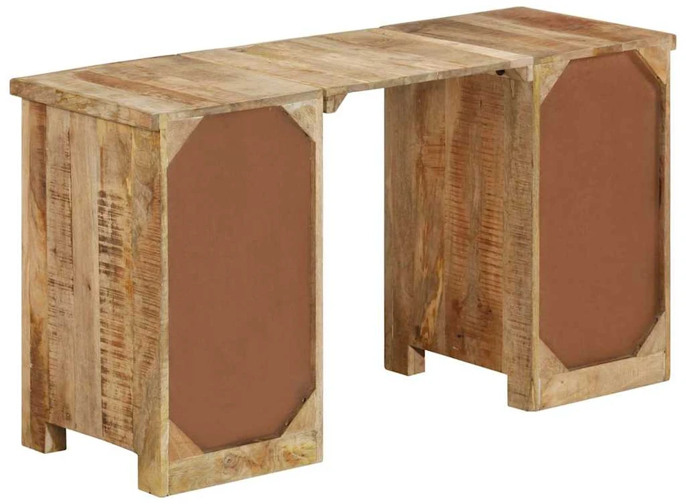 Rašomasis stalas, 140x50x77cm, mango medienos masyvas