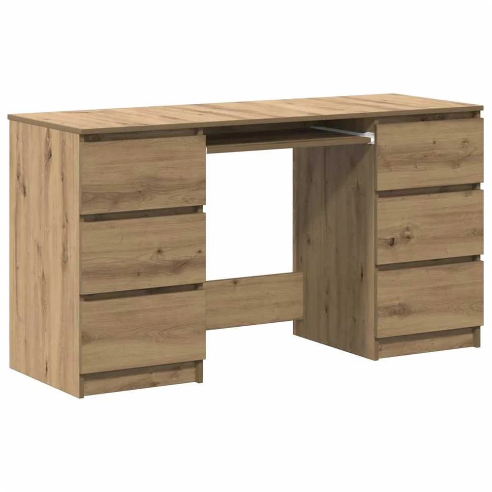 Rašomasis stalas, artisano, 140x50x77cm, apdirbta mediena