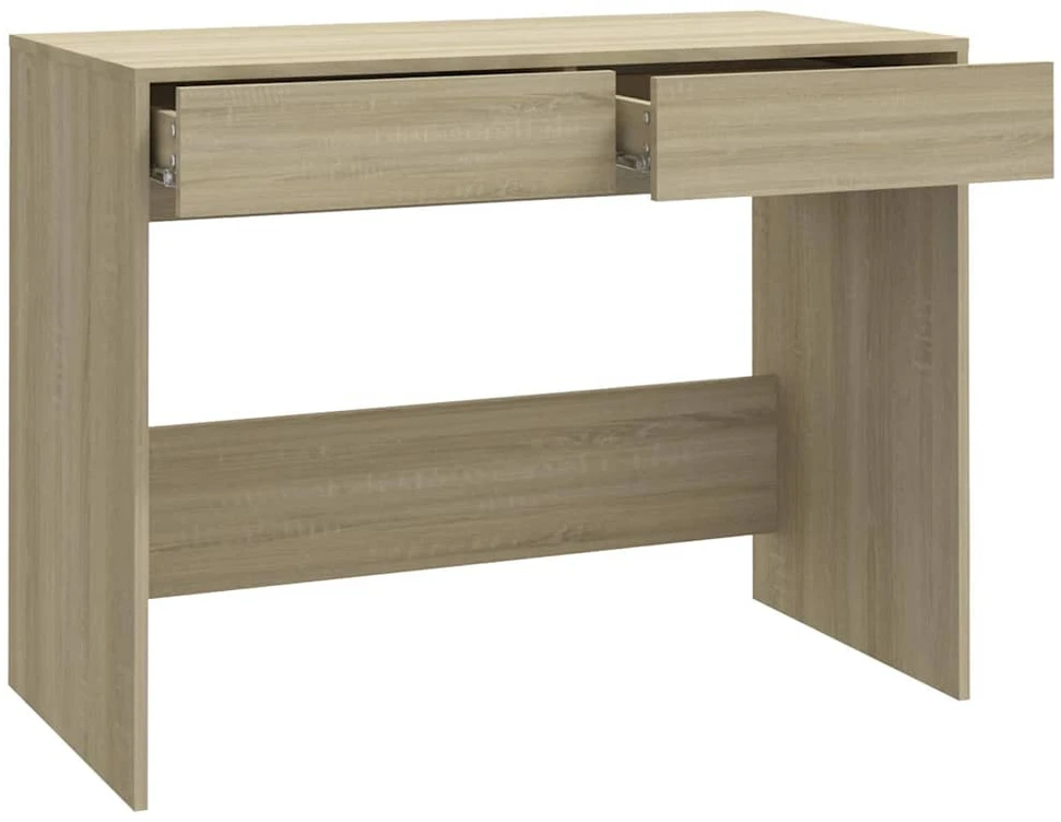 Rašomasis stalas, ąžuolo, 101x50x76,5cm, apdirbta mediena