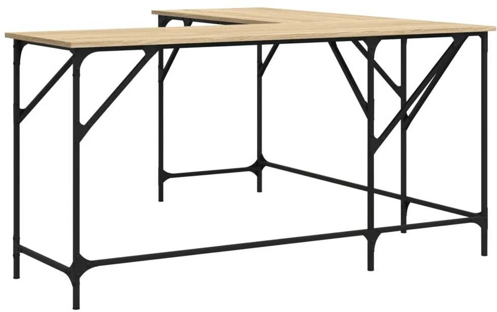 Rašomasis stalas, ąžuolo, 149x149x75cm, apdirbta mediena