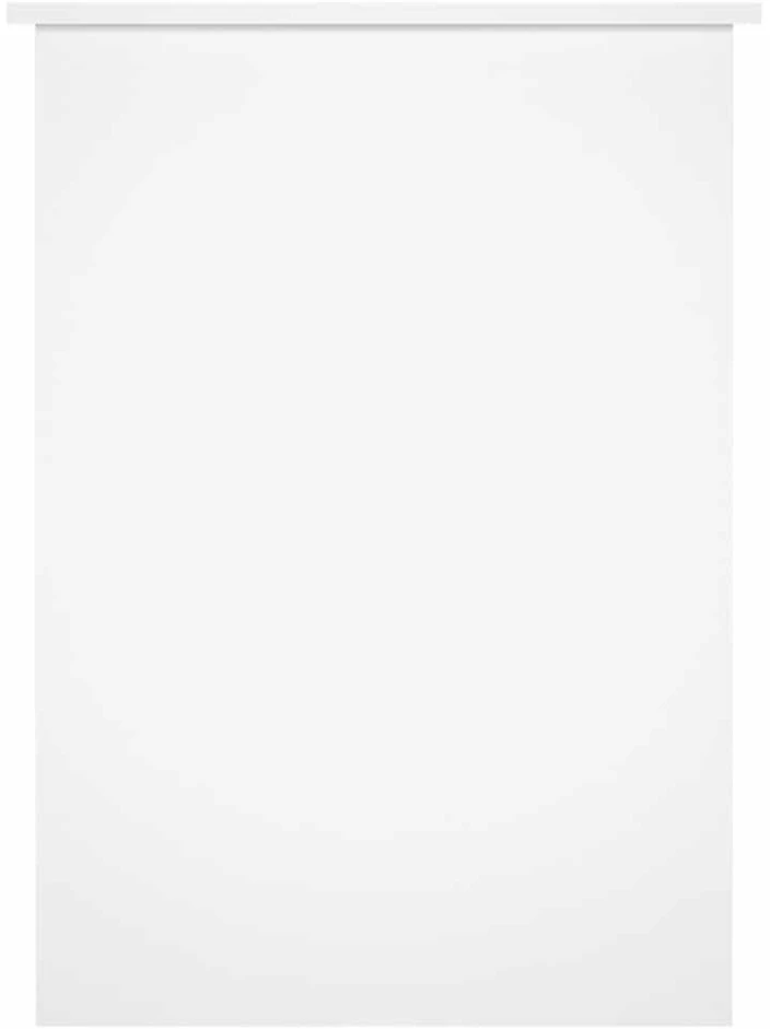 Rašomasis stalas, baltas, 100x55x75cm, mediena, blizgus