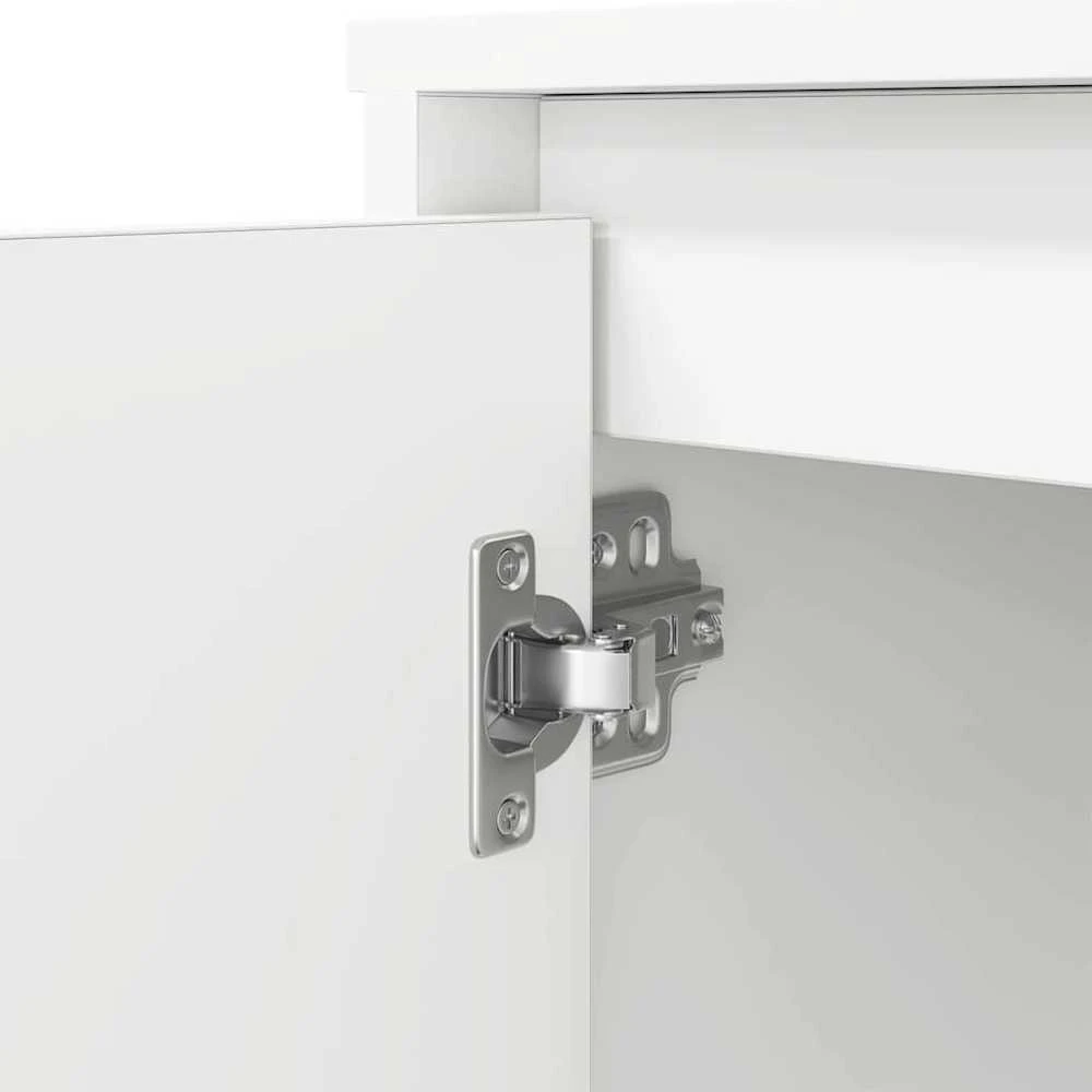 Rašomasis stalas, baltos, 120x42x76 cm, apdirbta mediena