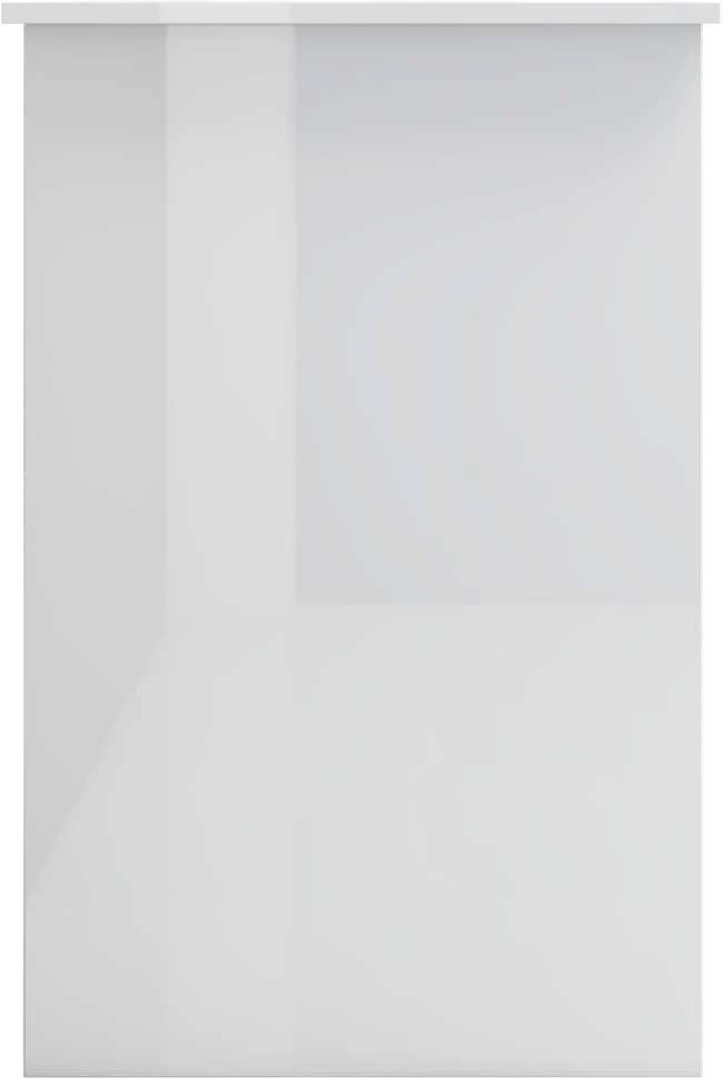 Rašomasis stalas, baltos spalvos, 100x50x76cm, apdirbta mediena