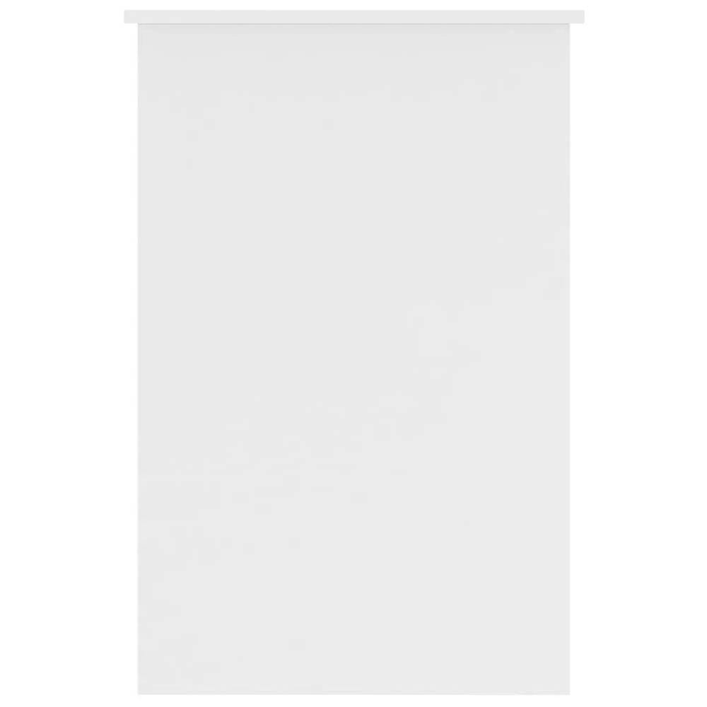 Rašomasis stalas, baltos spalvos, 100x50x76cm, apdirbta mediena
