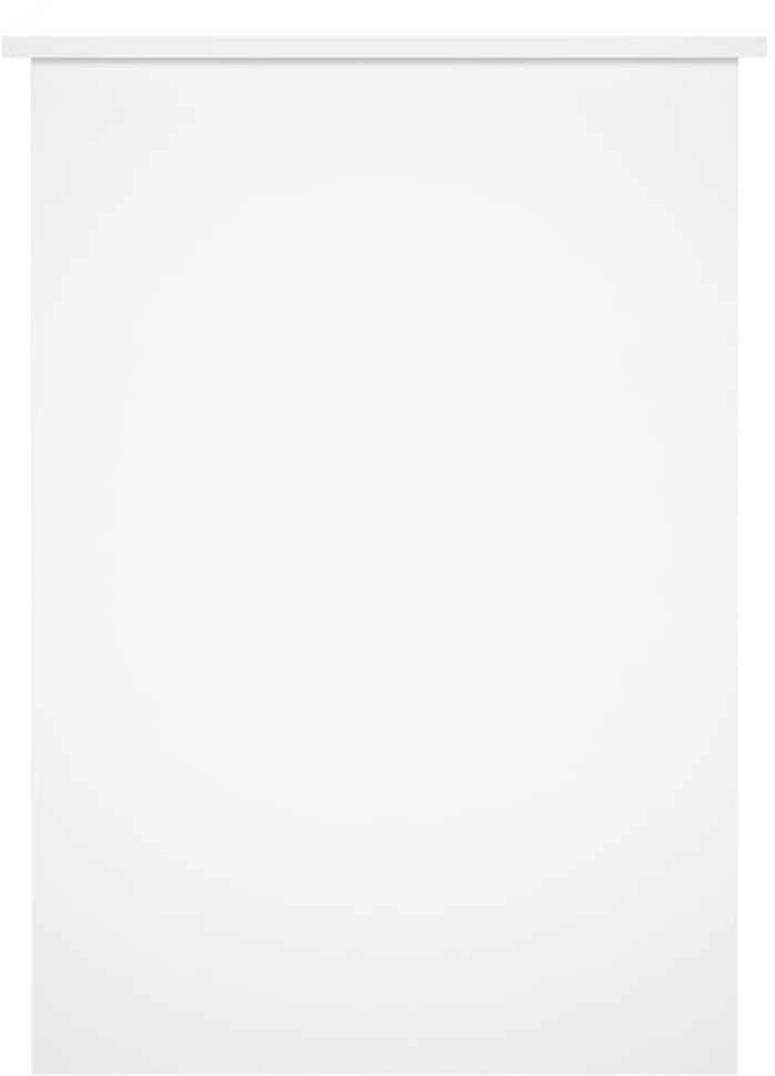 Rašomasis stalas, baltos spalvos, 100x55x75cm, apdirbta mediena
