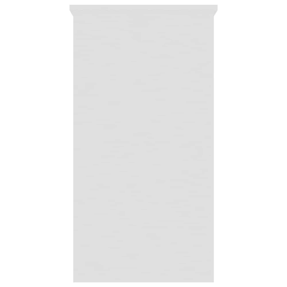 Rašomasis stalas, baltos spalvos, 80x40x75cm, apdirbta mediena