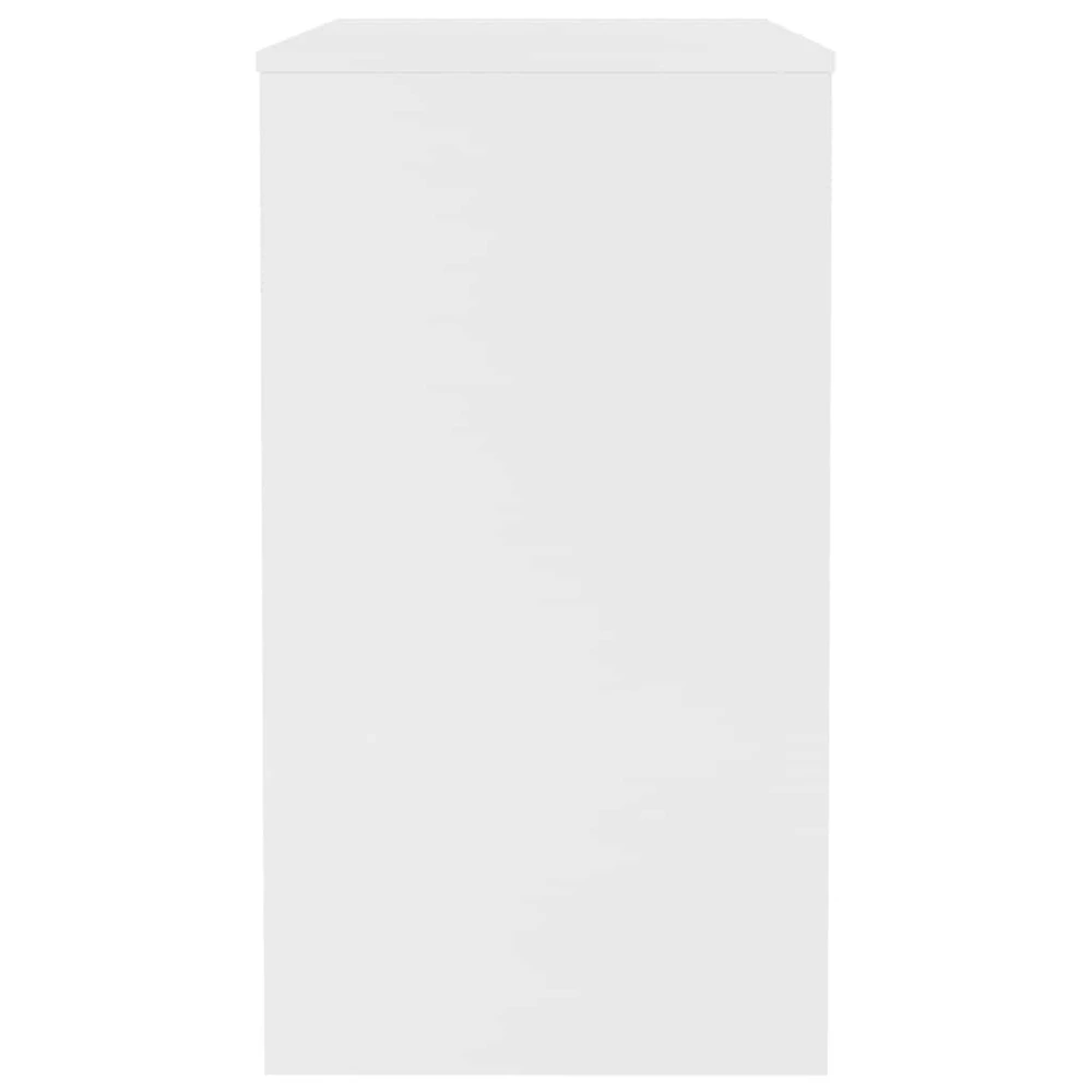 Rašomasis stalas, baltos spalvos, 90x40x72cm, apdirbta mediena