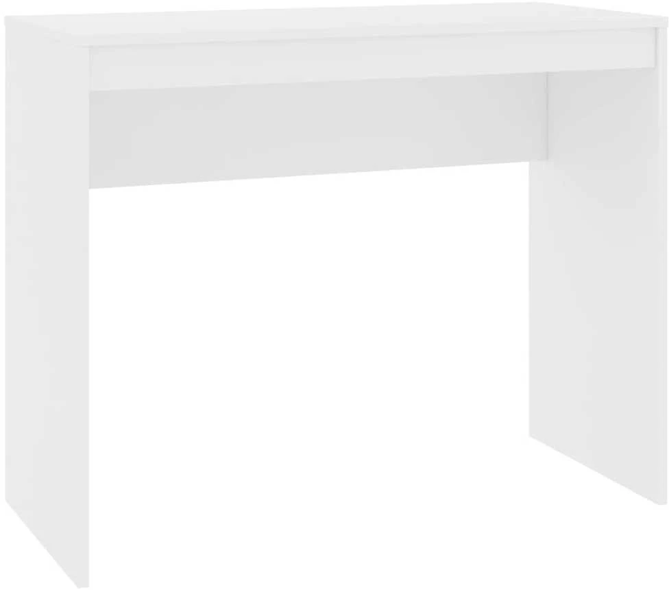 Rašomasis stalas, baltos spalvos, 90x40x72cm, apdirbta mediena