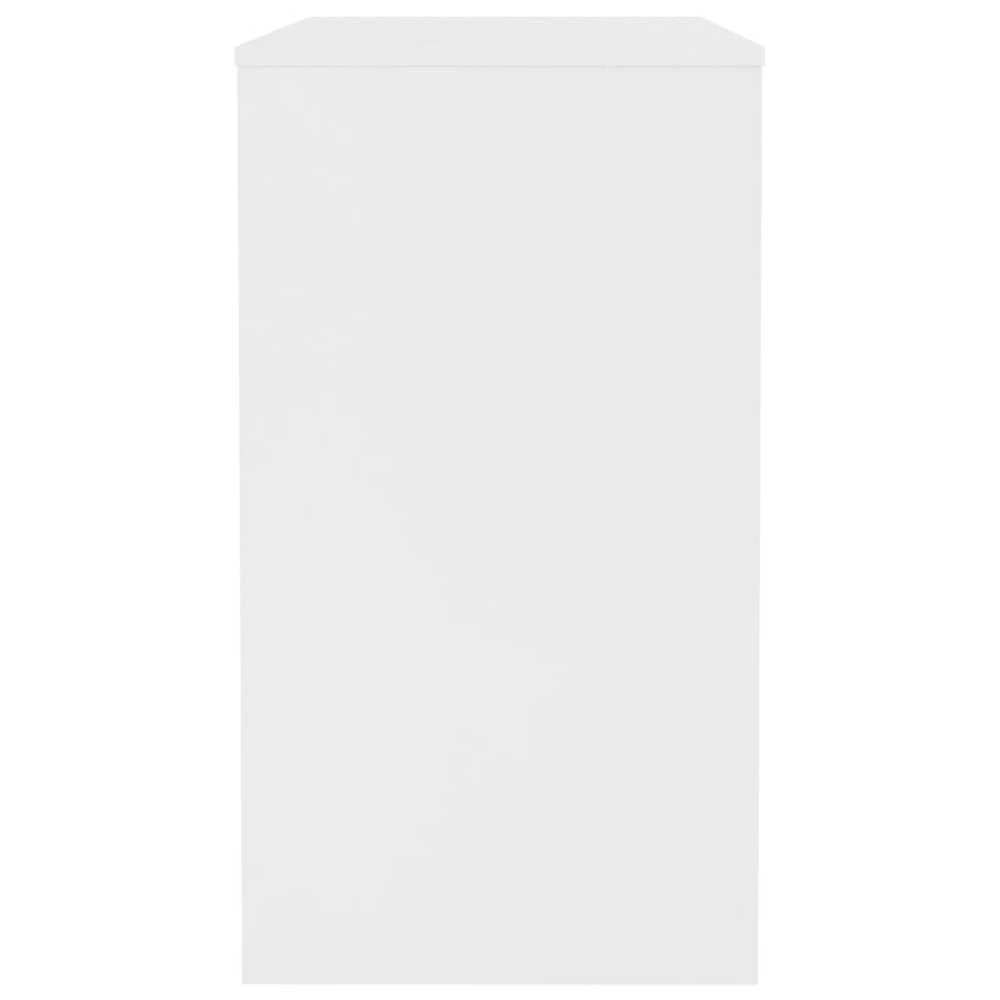 Rašomasis stalas, baltos spalvos, 90x40x72cm, apdirbta mediena