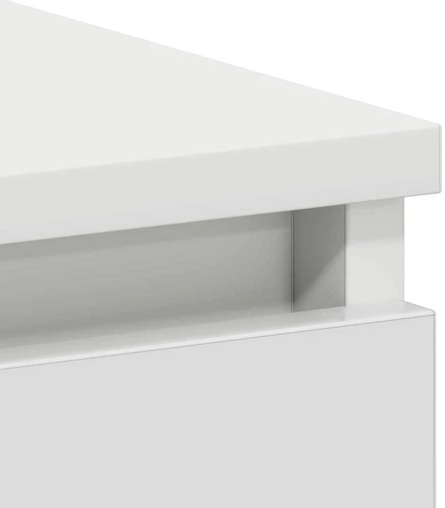 Rašomasis stalas, baltos spalvos, 90x45x76cm, apdirbta mediena