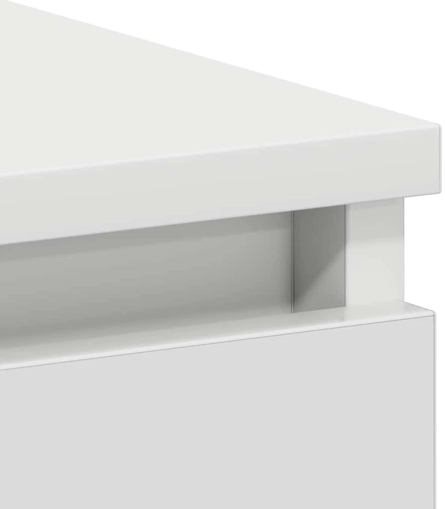 Rašomasis stalas, baltos spalvos, 90x45x76cm, apdirbta mediena