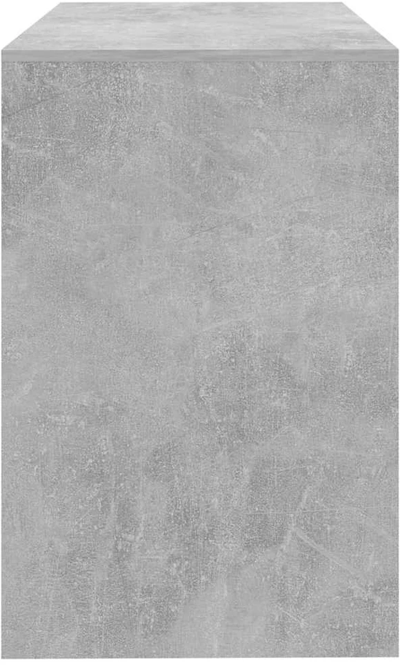 Rašomasis stalas, betono, 101x50x76,5cm, apdirbta mediena