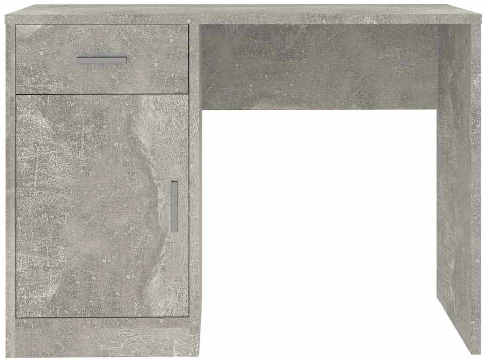Rašomasis stalas, betono pilkas, 100x40x73cm, mediena