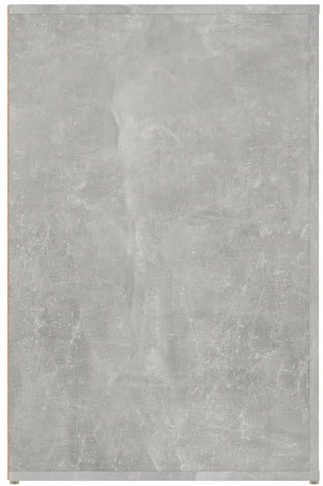 Rašomasis stalas, betono pilkas, 100x49x75cm, apdirbta mediena