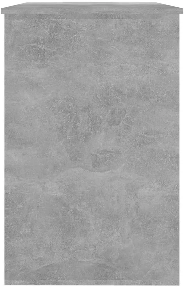 Rašomasis stalas, betono pilkas, 100x50x76cm, apdirbta mediena