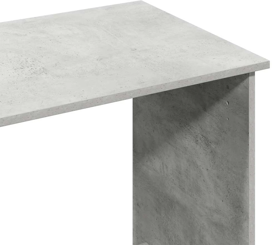 Rašomasis stalas, betono pilkas, 102x50x75cm, apdirbta mediena