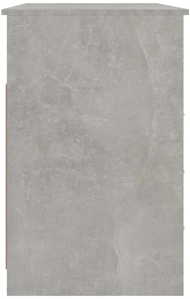 Rašomasis stalas, betono pilkas, 102x50x76cm, mediena