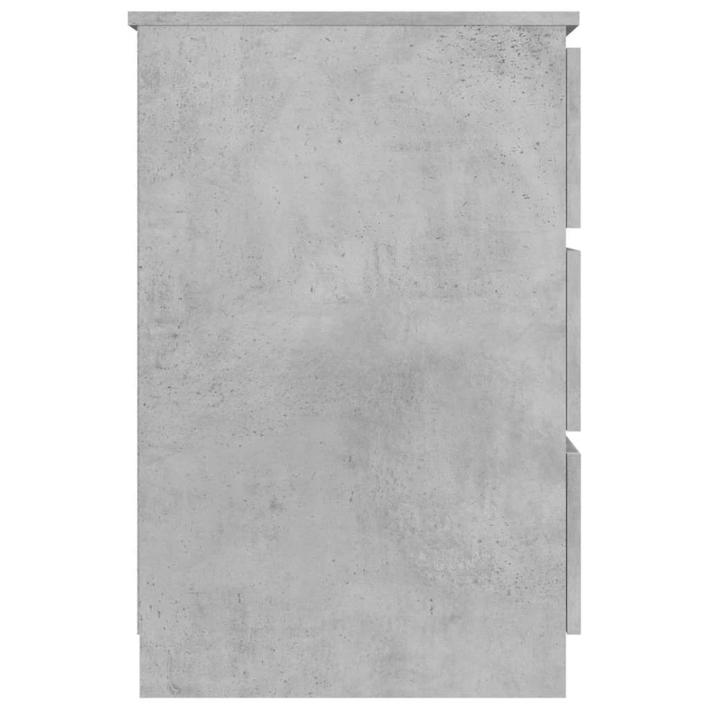 Rašomasis stalas, betono pilkas, 140x50x77cm, apdirbta mediena
