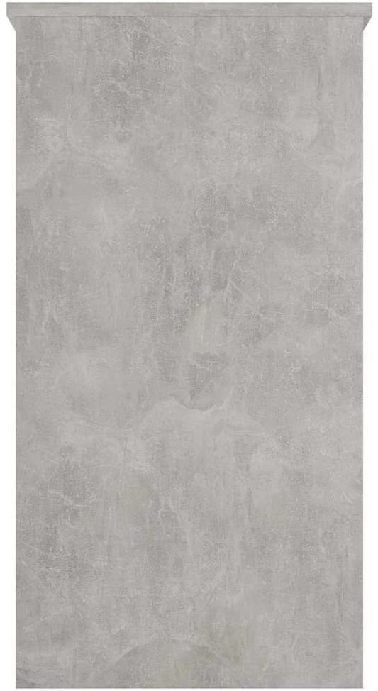 Rašomasis stalas, betono pilkas, 80x40x75cm, apdirbta mediena