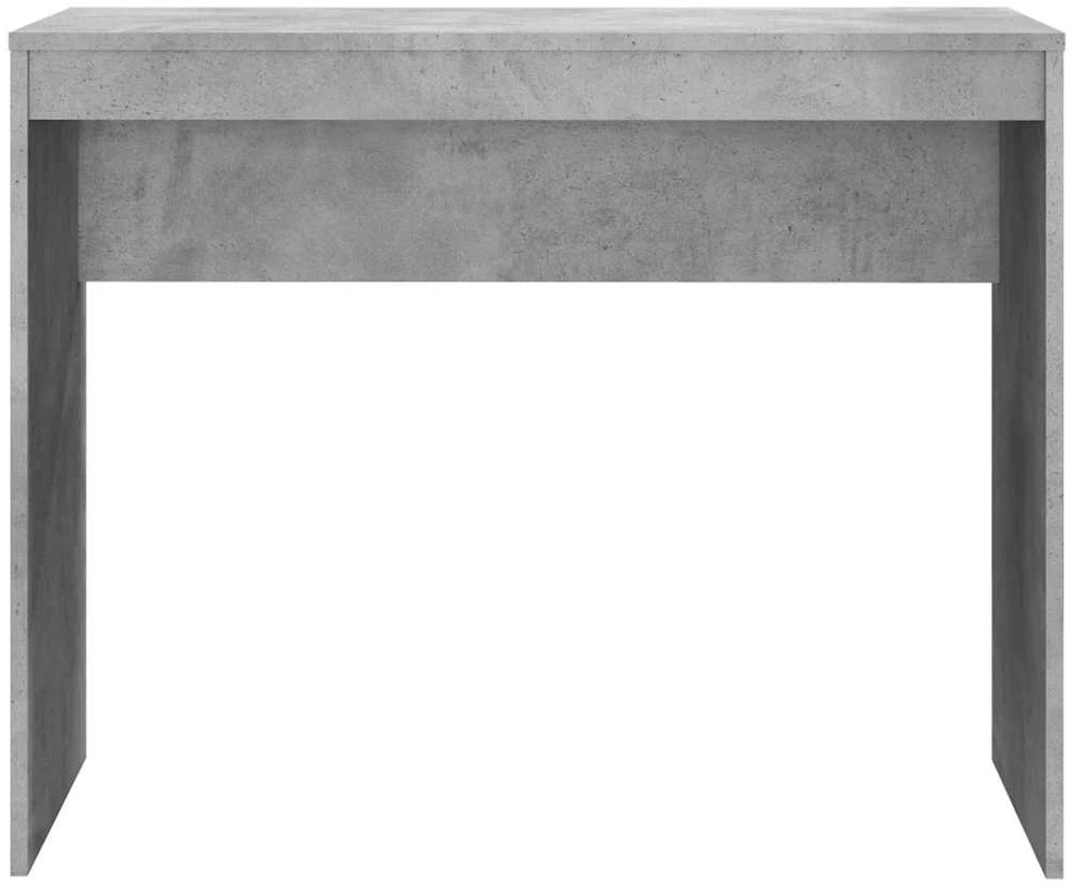 Rašomasis stalas, betono pilkas, 90x40x72cm, apdirbta mediena