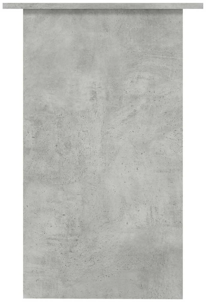 Rašomasis stalas, betono pilkas, 90x50x74cm, apdirbta mediena