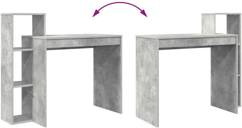 Stalas Betono pilka Apdirbta mediena 100 x 40 x 90 cm
