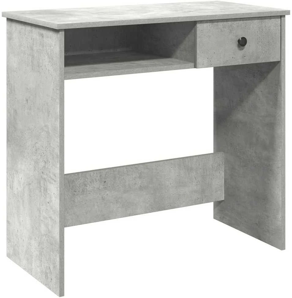 Rašomasis stalas, betono pilkos spalvos, 80x40x75cm, MDP