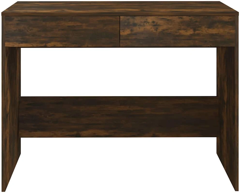 Rašomasis stalas, dūminės ąžuolo spalvos, 101x50x76,5cm, MDP