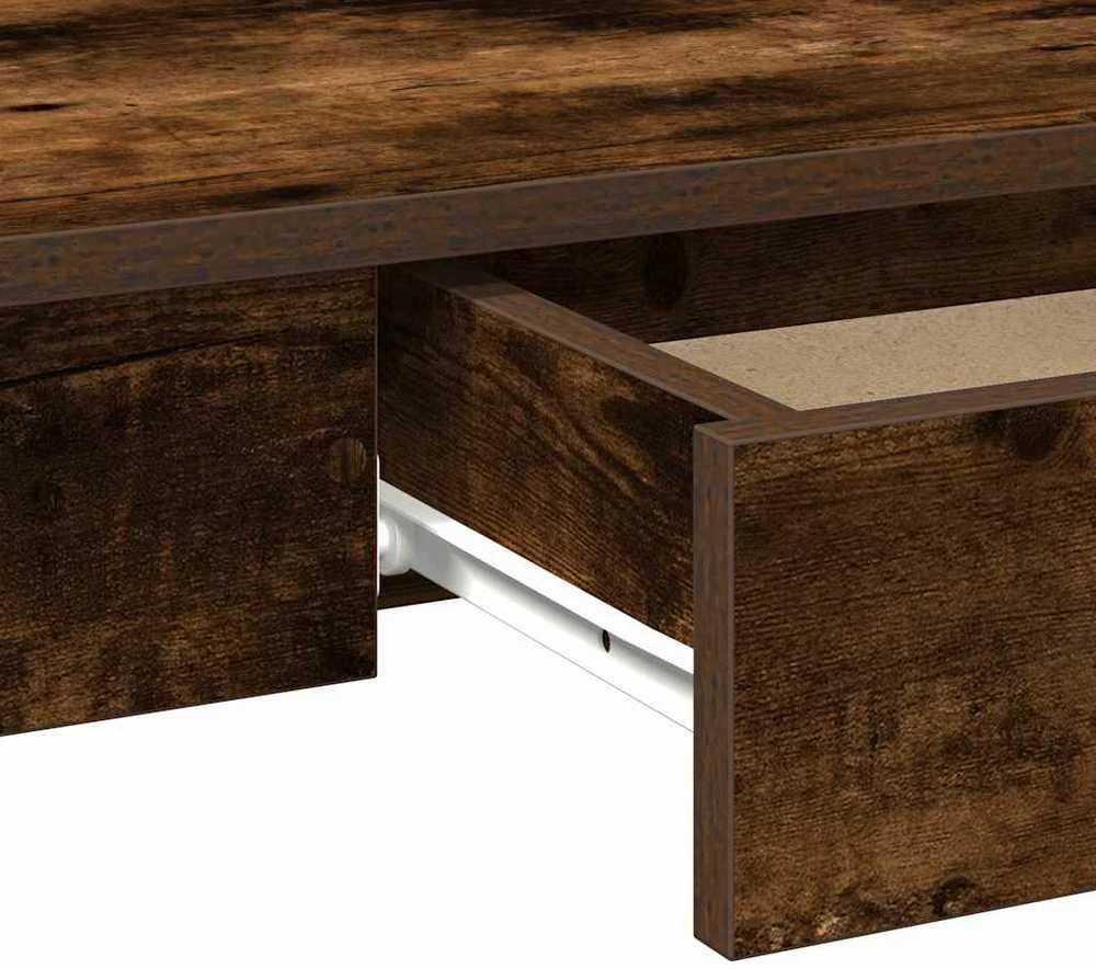 Rašomasis stalas, dūminio ąžuolo, 100x45x75cm, mediena
