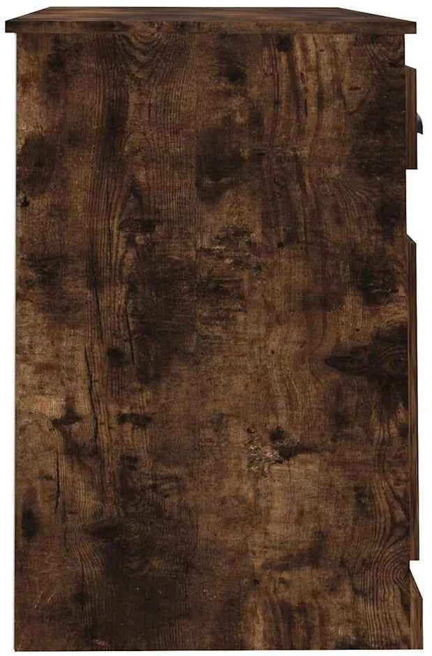 Rašomasis stalas, dūminio ąžuolo, 115x50x75cm, mediena