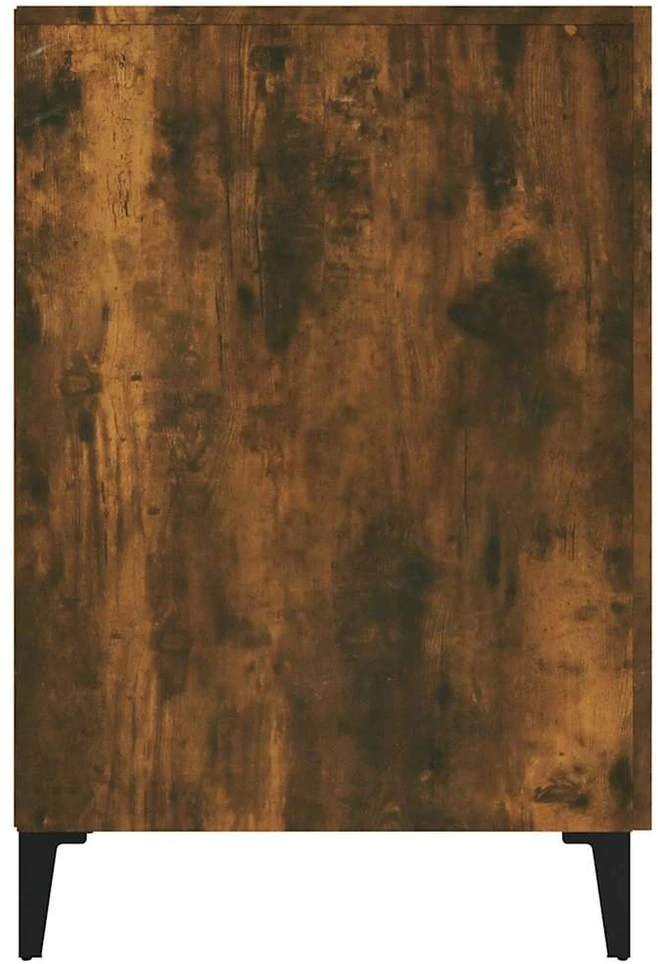 Rašomasis stalas, dūminio ąžuolo, 140x50x75cm, apdirbta mediena