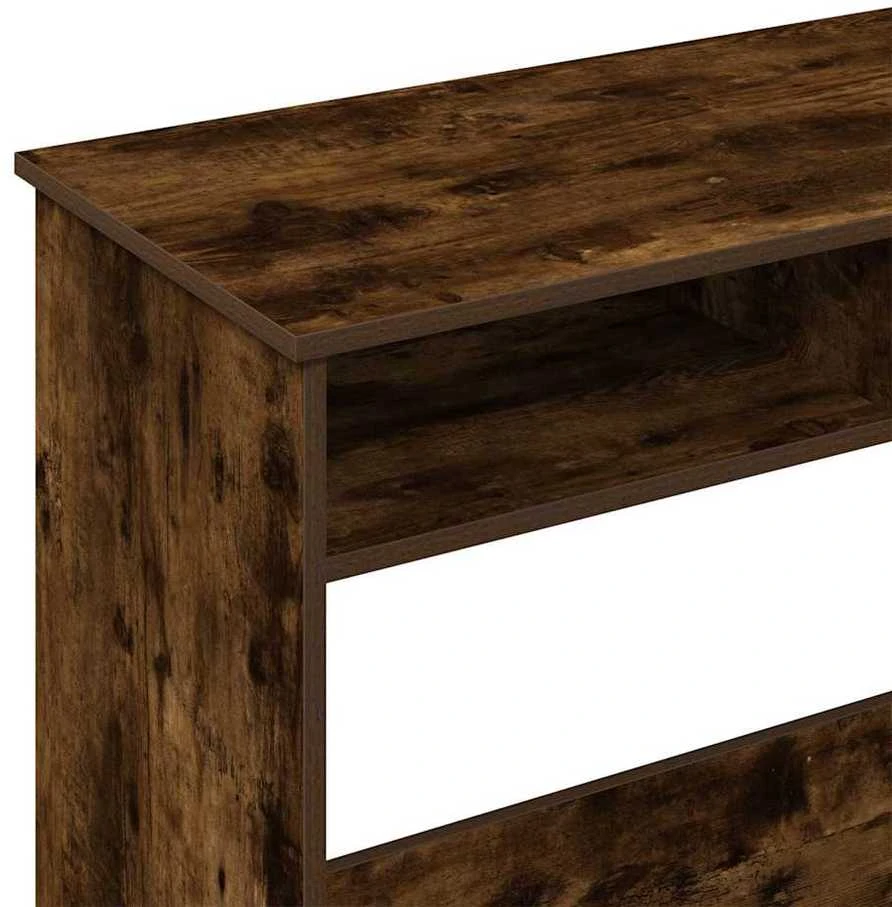 Rašomasis stalas, dūminio ąžuolo, 80x40x75cm, apdirbta mediena
