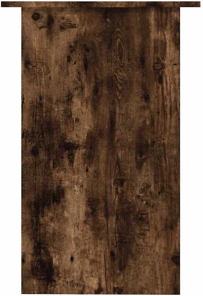 Rašomasis stalas, dūminio ąžuolo, 90x50x74cm, apdirbta mediena