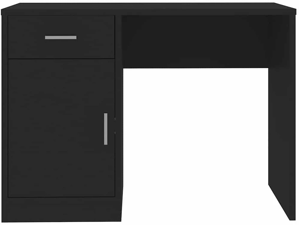 Rašomasis stalas, juodas, 100x40x73cm, mediena