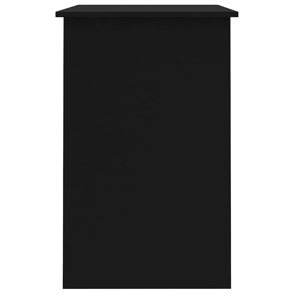 Rašomasis stalas, juodos spalvos, 100x50x76cm, apdirbta mediena