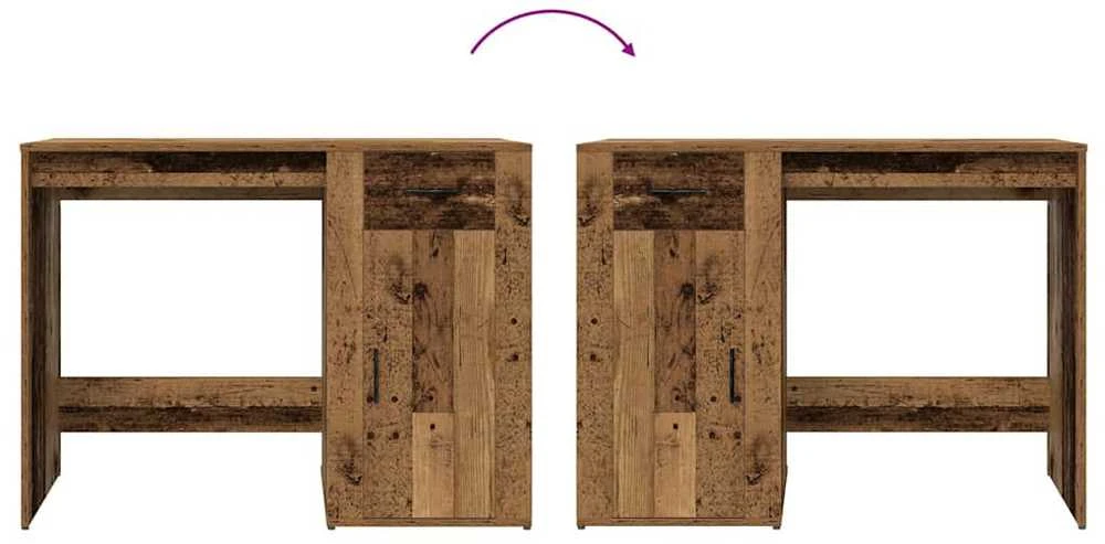 Rašomasis stalas Old Wood 100x49x75 cm Inžinierinė mediena