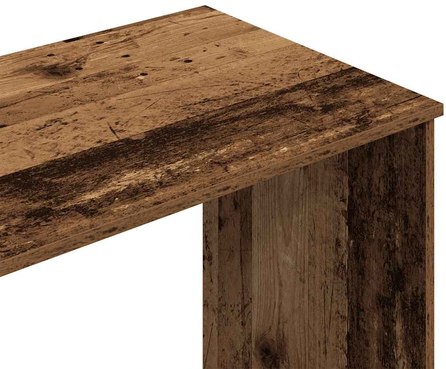 Rašomasis stalas sendintos medienos 102x50x76 cm apdirbta mediena
