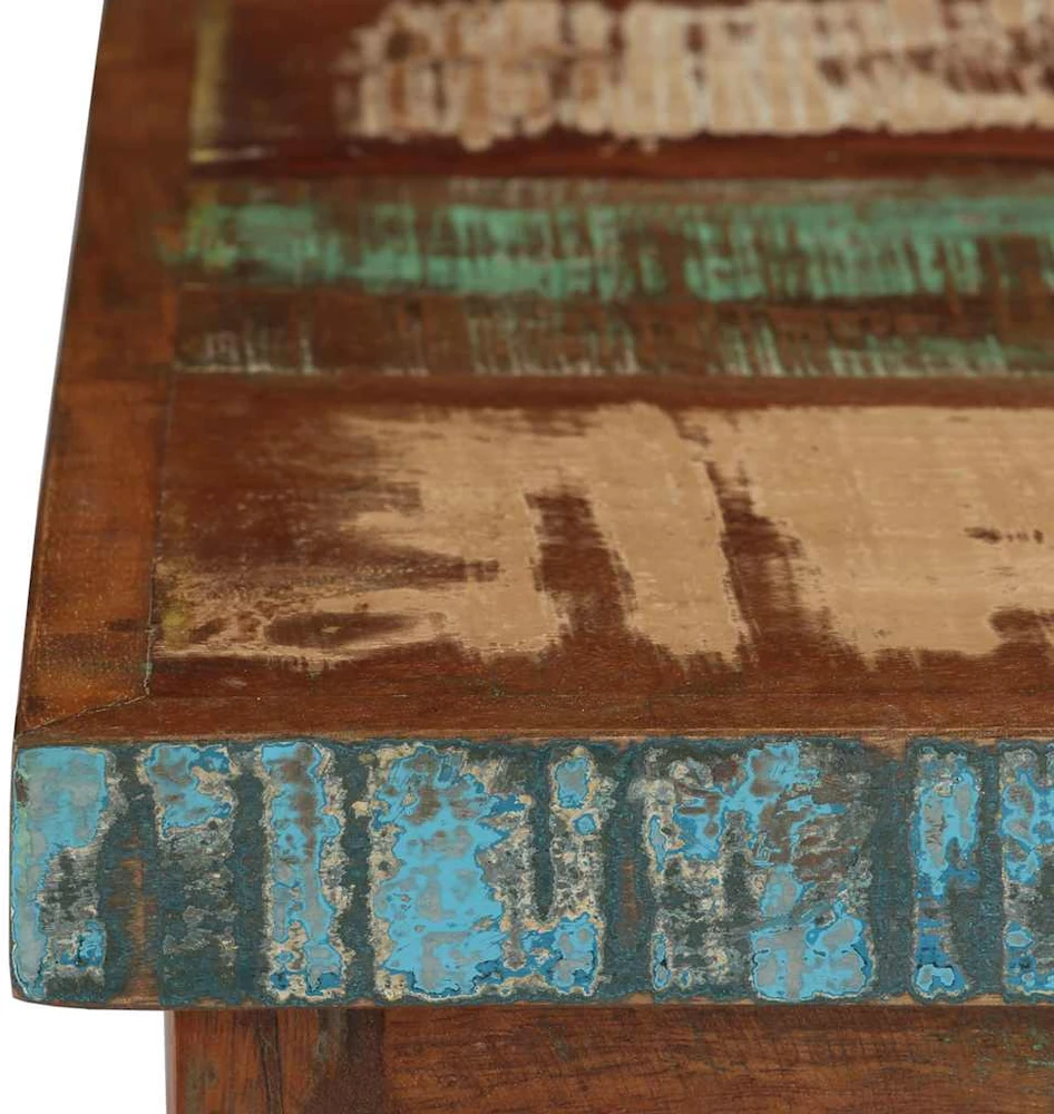 Rašomasis stalas, perdirbtos medienos masyvas, 140x50x77cm