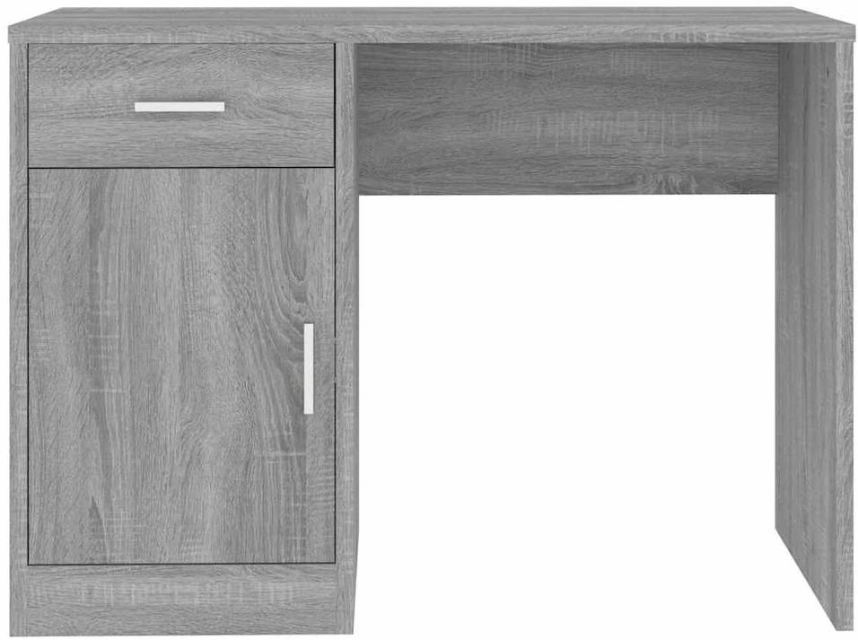Rašomasis stalas, pilkas ąžuolo, 100x40x73cm, mediena