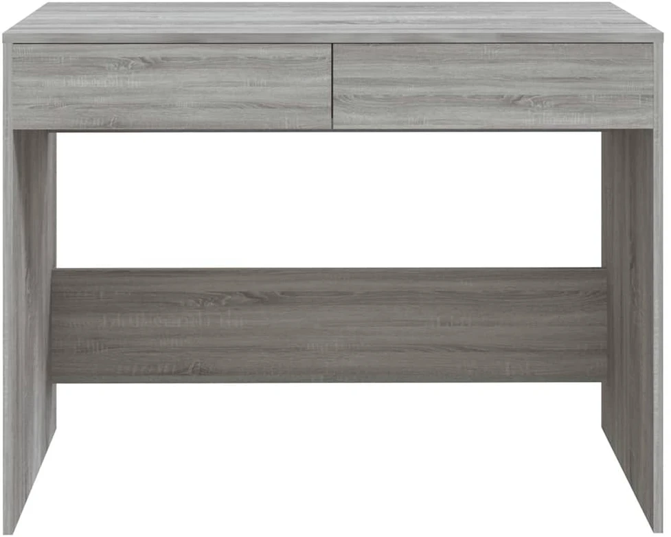 Rašomasis stalas, pilkas ąžuolo, 101x50x76,5cm, mediena