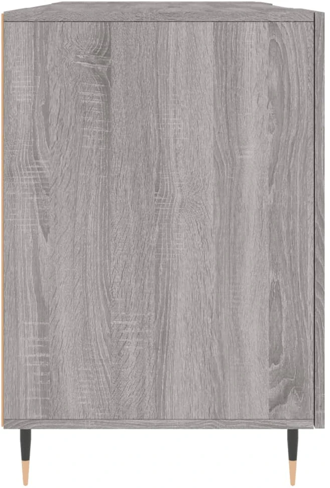 Rašomasis stalas, pilkas ąžuolo, 140x50x75cm, apdirbta mediena