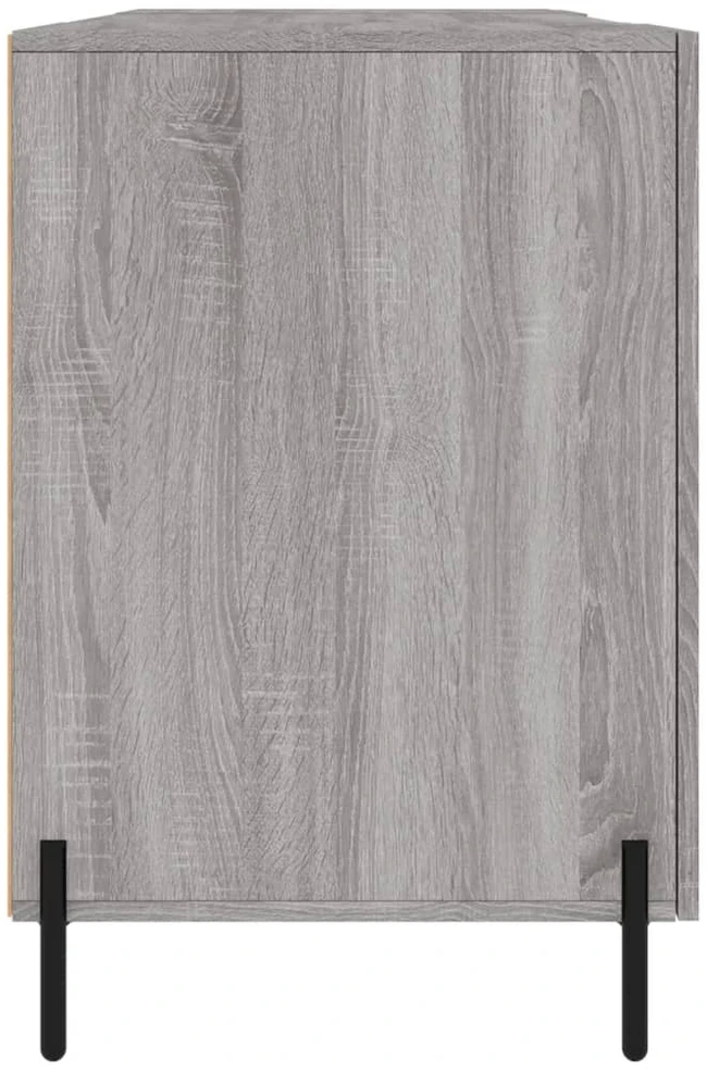 Rašomasis stalas, pilkas ąžuolo, 140x50x75cm, apdirbta mediena