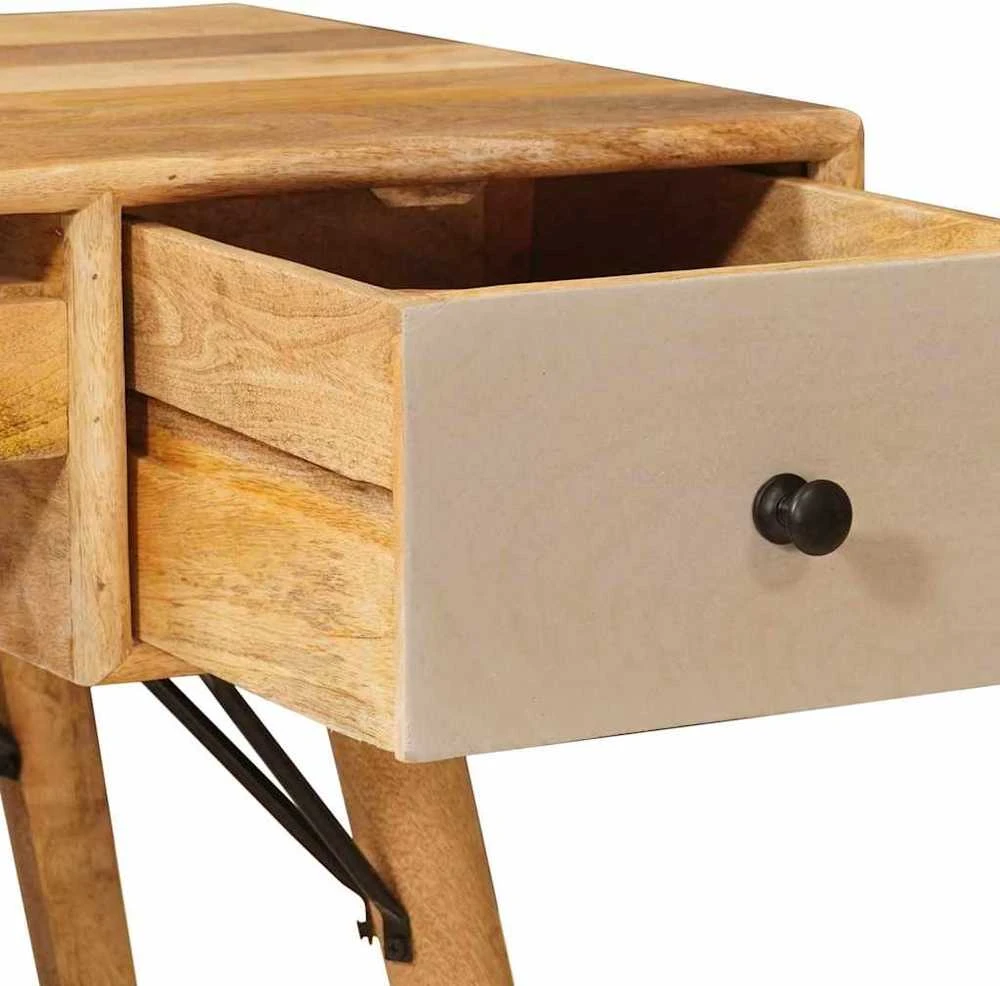 Rašomasis stalas Ruda 110 x 55 x 76 cm Kietas mango medis